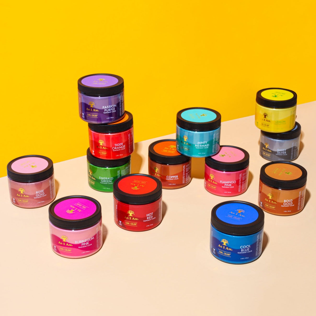 حليقة اللون الليمون الأصفر