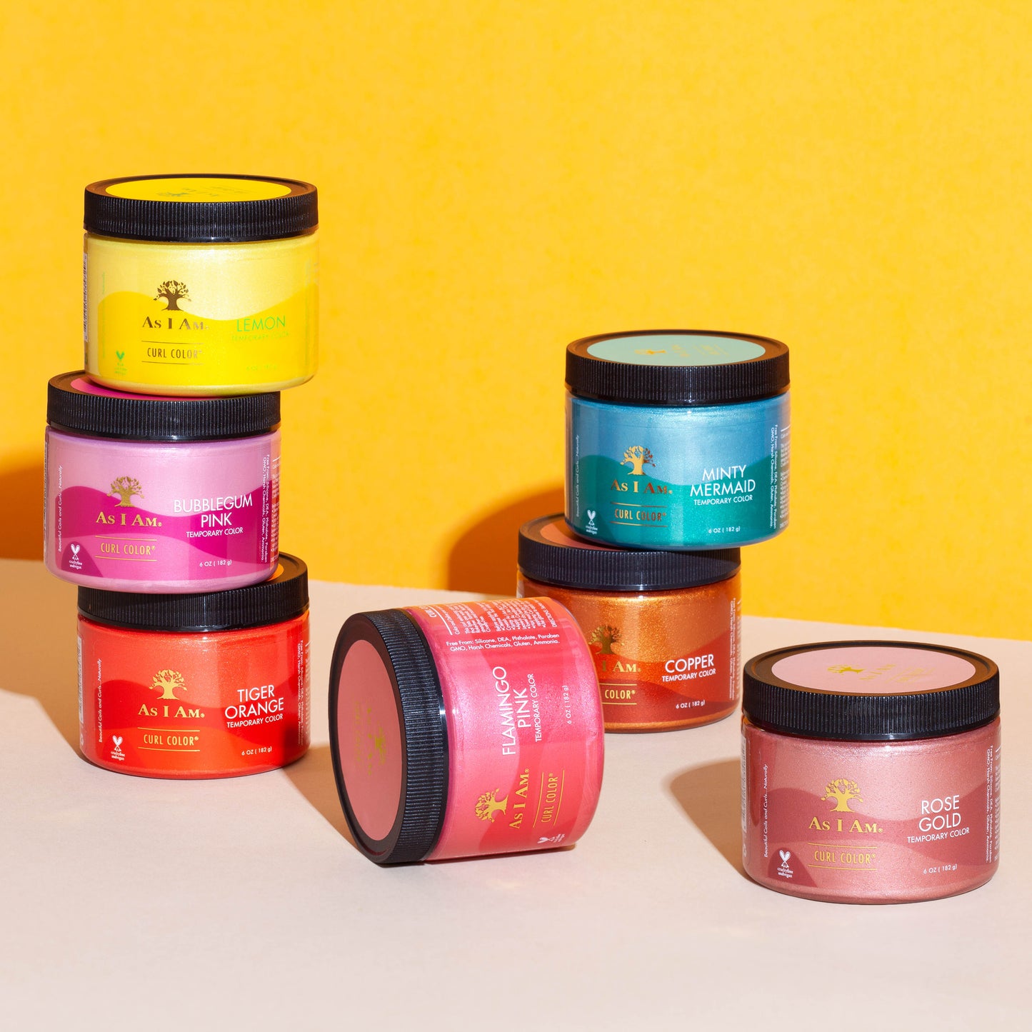 حليقة اللون الليمون الأصفر