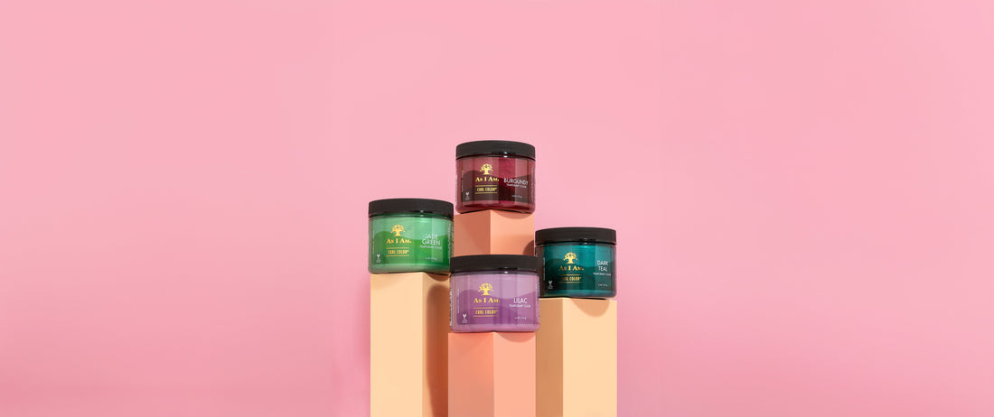 نقدم لك الألوان الجديدة النابضة بالحياة من As I Am Curl Color!